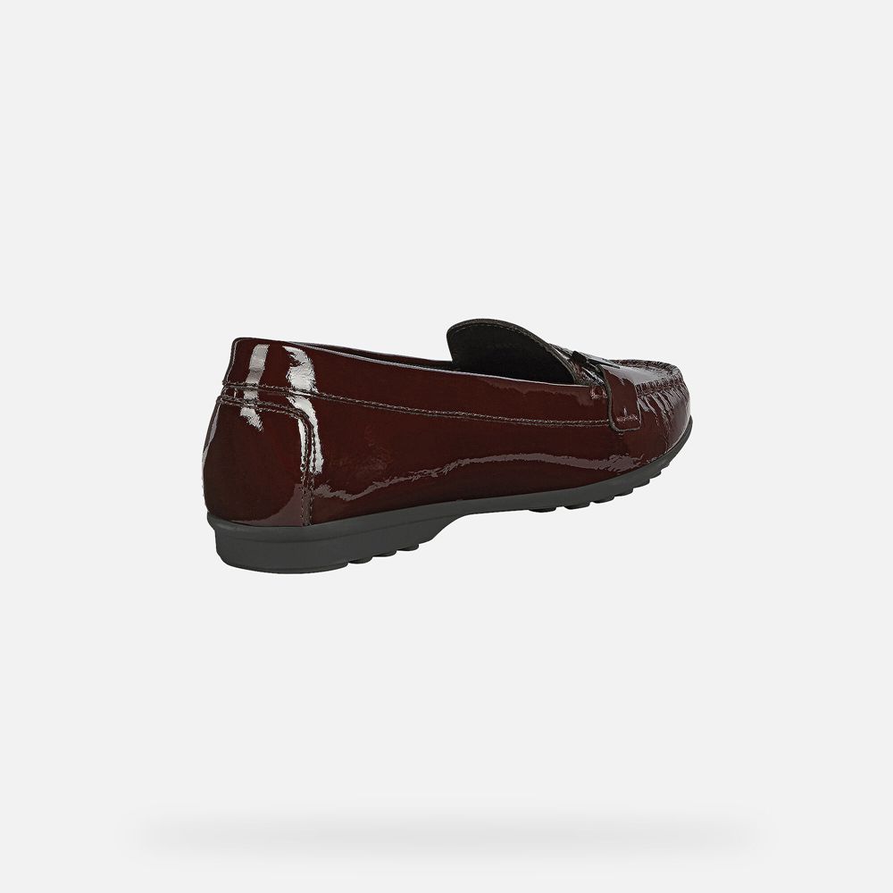 Geox Loafers Burgundy Elidia - Geox Womens Shoes - AKFPML846